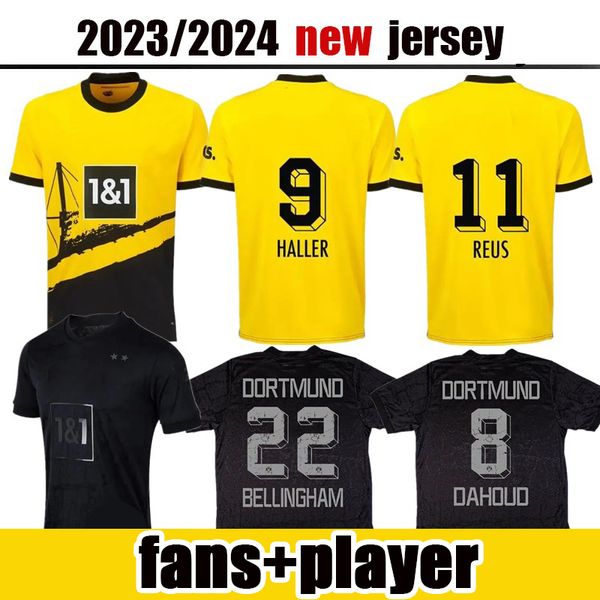 23/24 reus reyna soccer jerseys 2023 2024 home dortmund schulz brandt bellingham sancho haller shirt hazard witsel malen football uniforms, Black;yellow
23/24 reus reyna soccer jerseys 2023 2024 home dortmund schulz brandt bellingham sancho haller shirt hazard witsel malen football uniforms, Black;yellow