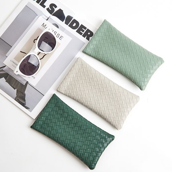 sunglasses cases solid woven pvc leather glasses bag women men sunglasses protective case cover portable storege case eyewear protector pouc
sunglasses cases solid woven pvc leather glasses bag women men sunglasses protective case cover portable storege case eyewear protector pouc