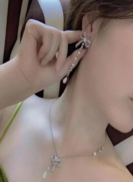 cuff bow earrings c family pearl long fashion tassel jewelry women039s net red suit71866584896584, Silver
cuff bow earrings c family pearl long fashion tassel jewelry women039s net red suit71866584896584, Silver