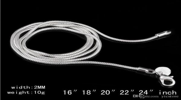 2mm 925 sterling silver chains choker necklaces jewelry in bulk optional size 16 18 20 22 24 inches3665014
2mm 925 sterling silver chains choker necklaces jewelry in bulk optional size 16 18 20 22 24 inches3665014