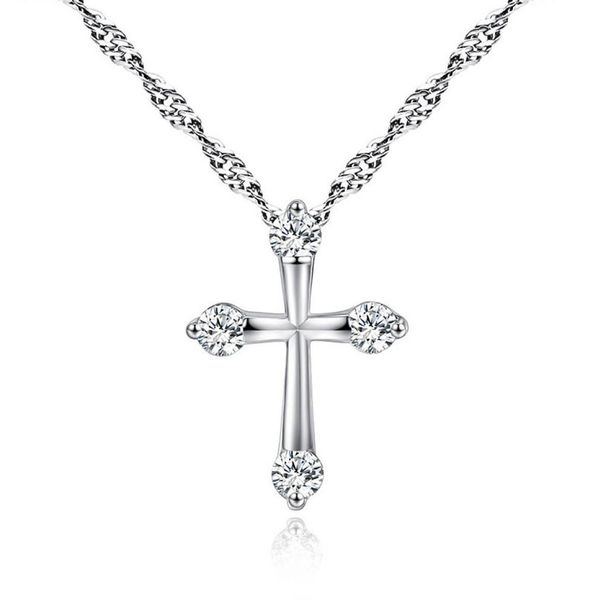 shy silver plated necklace jewelry women fashion cross cz crystal zircon rhinestone pendant necklaces christmas gift k54372407412
shy silver plated necklace jewelry women fashion cross cz crystal zircon rhinestone pendant necklaces christmas gift k54372407412
