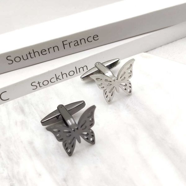 cuff links personalise butterfly cufflinks for women 2022 new 2/set black cufflinks wedding suit shirt cuff links man engagement gift hkd230, Silver
cuff links personalise butterfly cufflinks for women 2022 new 2/set black cufflinks wedding suit shirt cuff links man engagement gift hkd230, Silver