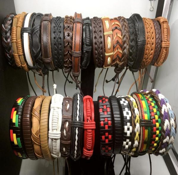 100pcs mens womens vintage genuine leather surfer bracelet cuff wristband fashion jewelry gift bracelet mixed style jewelry wholes2368947, Golden;silver
100pcs mens womens vintage genuine leather surfer bracelet cuff wristband fashion jewelry gift bracelet mixed style jewelry wholes2368947, Golden;silver