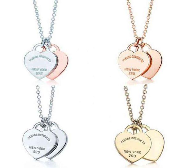 classic 925 sterling silver necklace double heart pendant women039s fashion jewelry original return 210621 h1222620317510284
classic 925 sterling silver necklace double heart pendant women039s fashion jewelry original return 210621 h1222620317510284