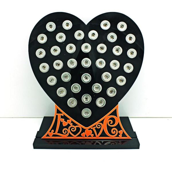 brand new 12mm snap button display stands fashion black acrylic heart with letter interchangeable jewelry display board6967768
brand new 12mm snap button display stands fashion black acrylic heart with letter interchangeable jewelry display board6967768