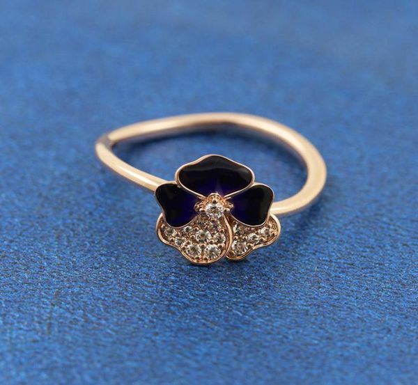 18ct rose gold plated deep purple pansy flower cz stones ring fit charm jewelry engagement wedding lovers fashion ring1700233, Silver
18ct rose gold plated deep purple pansy flower cz stones ring fit charm jewelry engagement wedding lovers fashion ring1700233, Silver