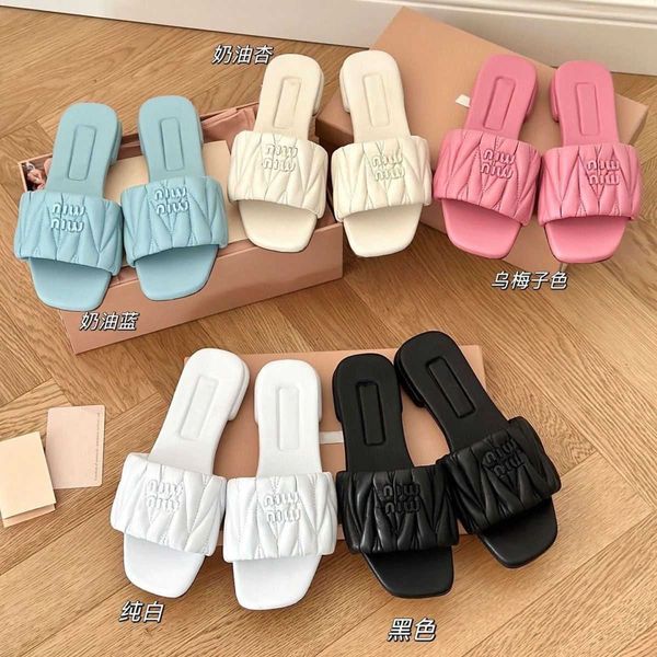 mius beach shoes women slide designer sandals cool slippers for female outerwear in 2023 summer new fashion pleated casual flat bottom flip
mius beach shoes women slide designer sandals cool slippers for female outerwear in 2023 summer new fashion pleated casual flat bottom flip