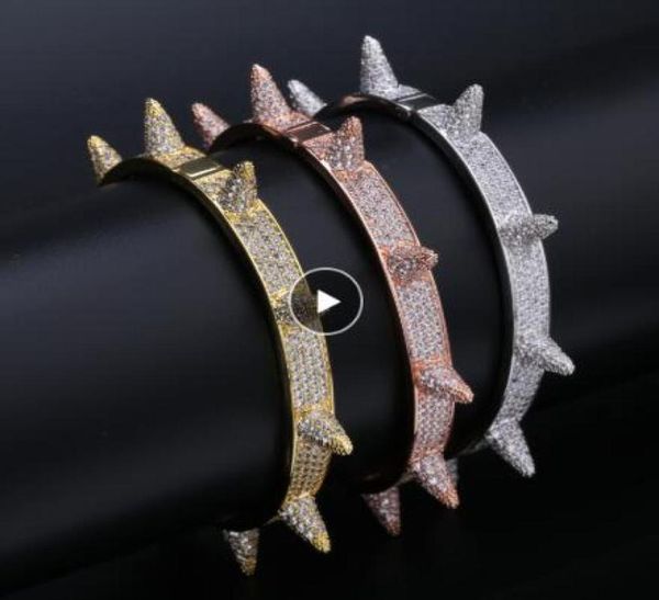luxury iced out bling cubic zircon hip hop rose gold silver rivet bracelets spike bangles gifts for men bracelet punk hip hop brac6762515
luxury iced out bling cubic zircon hip hop rose gold silver rivet bracelets spike bangles gifts for men bracelet punk hip hop brac6762515