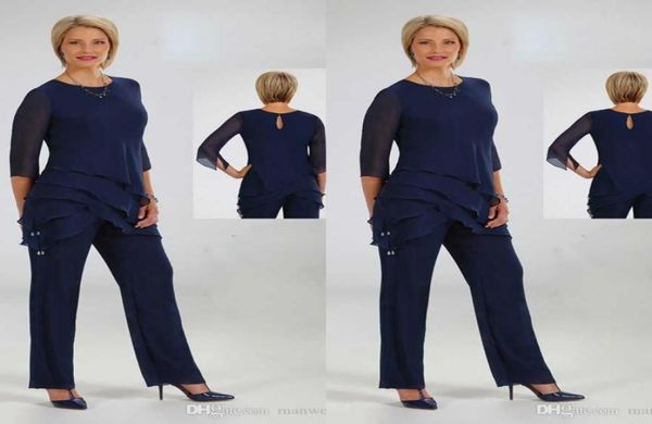 2020 ursula mother of the bride pant suits chiffon dark navy ruffles wedding guest dress plus size women formal outfit1981621, Black;red
2020 ursula mother of the bride pant suits chiffon dark navy ruffles wedding guest dress plus size women formal outfit1981621, Black;red
