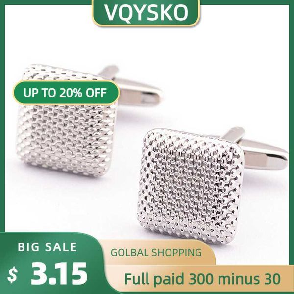 cuff links vqysko new arrival elegant men cufflinks glossy three-dimensional emboss spots pattern exquisite cuff button cuff-link hkd230718, Silver
cuff links vqysko new arrival elegant men cufflinks glossy three-dimensional emboss spots pattern exquisite cuff button cuff-link hkd230718, Silver