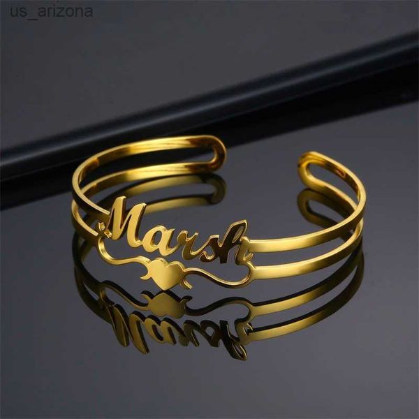 stainless steel custom fashion letter name bracelets for women men customized personalized gold love cuff bangles charm jewelry l230620, Golden;silver
stainless steel custom fashion letter name bracelets for women men customized personalized gold love cuff bangles charm jewelry l230620, Golden;silver