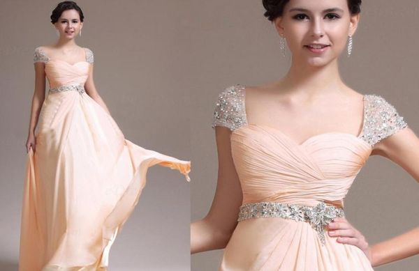 summer long evening dresses with capped sleeve rhinestones new chiffon a line modern bridal gowns w4366 crystal sash dazzling stun6625222, Black;red
summer long evening dresses with capped sleeve rhinestones new chiffon a line modern bridal gowns w4366 crystal sash dazzling stun6625222, Black;red
