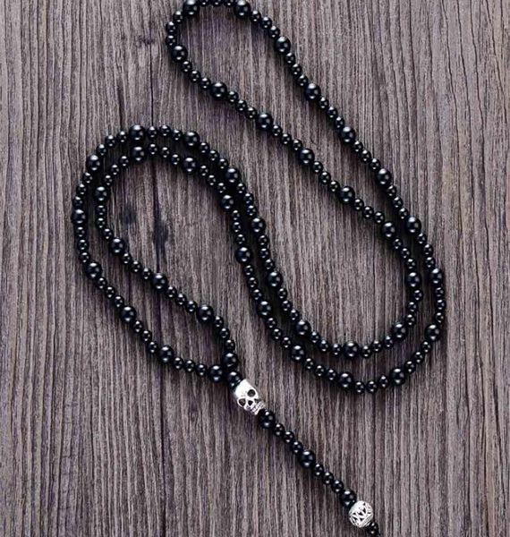 men necklace quality black onyx with skull mens rosary necklace beads punk couple necklace mens jewelry drop 2012118547884, Silver
men necklace quality black onyx with skull mens rosary necklace beads punk couple necklace mens jewelry drop 2012118547884, Silver