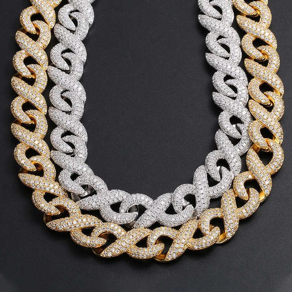 s925 sterling silver hip-hop necklace for men and women fashionable and high-end 16mm infinite chain 8-character chain zircon necklace
s925 sterling silver hip-hop necklace for men and women fashionable and high-end 16mm infinite chain 8-character chain zircon necklace