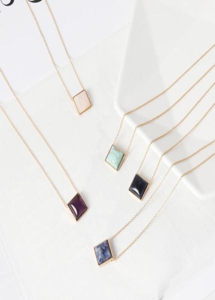 multicolor agate healing gold link chain pendant necklace natural stone amethyst charms for women jewelry1434331, Silver
multicolor agate healing gold link chain pendant necklace natural stone amethyst charms for women jewelry1434331, Silver