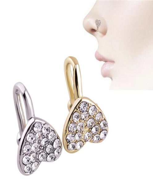 clip on nose ring piercing jewelry fashion body jewelry diamondshaped heartshaped new nose nonporous piercing 8905128, Silver
clip on nose ring piercing jewelry fashion body jewelry diamondshaped heartshaped new nose nonporous piercing 8905128, Silver