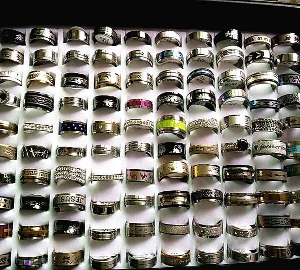 whole bulk lots 100pcs mixed styles mens womens stock stainless steel jewelry rings brand new discount 4998441, Silver
whole bulk lots 100pcs mixed styles mens womens stock stainless steel jewelry rings brand new discount 4998441, Silver