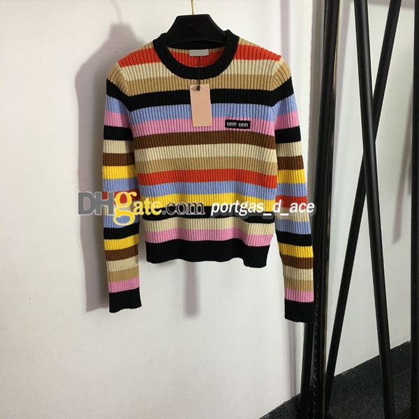 designer knitted women jumper t shirt multicolor long sleeve letters tees woman stripped knits shirts, Black
designer knitted women jumper t shirt multicolor long sleeve letters tees woman stripped knits shirts, Black