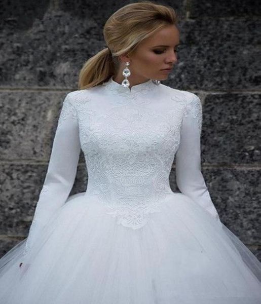 white high neck long sleeves muslim wedding dresses vintage lace a line princess bride wedding gowns9187094
white high neck long sleeves muslim wedding dresses vintage lace a line princess bride wedding gowns9187094