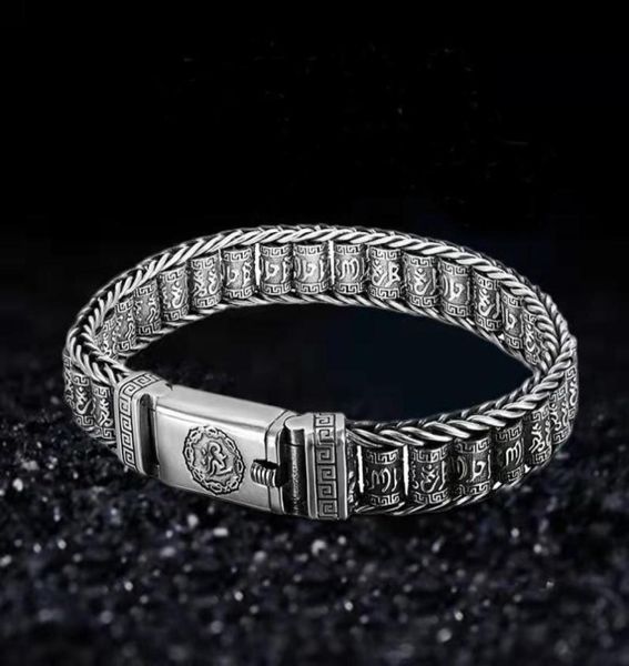 retrosen handmade creative sutra bracelets men silver transfer beads vintage sixcharacter mantra personality6577814, Black
retrosen handmade creative sutra bracelets men silver transfer beads vintage sixcharacter mantra personality6577814, Black