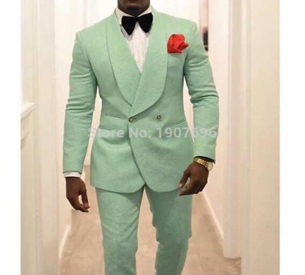mint green slim fit mens suits with double breasted for wedding groom tuxedo 2 piece set jacket pants singer prom stage clothes3794926, Black;gray
mint green slim fit mens suits with double breasted for wedding groom tuxedo 2 piece set jacket pants singer prom stage clothes3794926, Black;gray