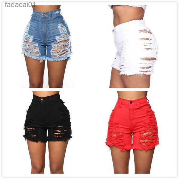 2021 new 6 color summer women shorts jeans fashion ripped hole high waist denim shorts s5xl drop ship l230621, White;black
2021 new 6 color summer women shorts jeans fashion ripped hole high waist denim shorts s5xl drop ship l230621, White;black