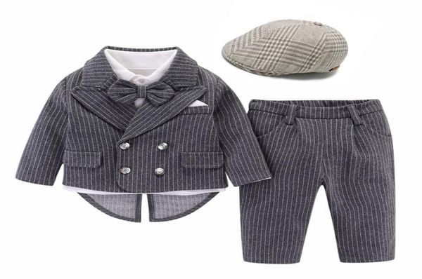 baby boy tuxedo clothing with hat 2021 spring cotton suit newborn 1th birthday dress 3 pieces striped infant children outfit1635340, Pink;blue
baby boy tuxedo clothing with hat 2021 spring cotton suit newborn 1th birthday dress 3 pieces striped infant children outfit1635340, Pink;blue