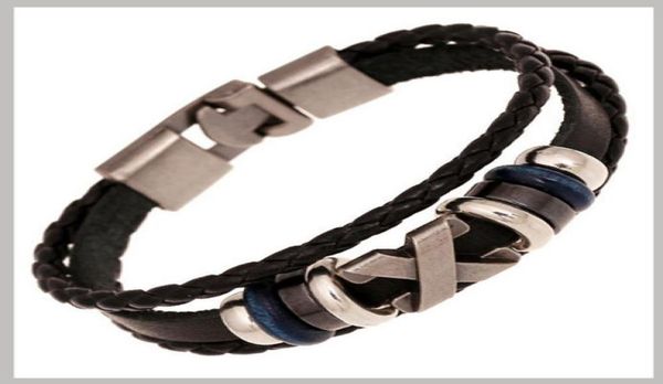 fashionable woven genuine leather wrap bracelets men black cowhide braided bracelets bangles jewelry pulseira de couro masculina s2358214, Golden;silver
fashionable woven genuine leather wrap bracelets men black cowhide braided bracelets bangles jewelry pulseira de couro masculina s2358214, Golden;silver
