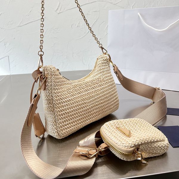2023 designer raffia straw hobo bag summer women men weave beach vacation bags hollow out 3-in-1 handbag tote crossbody travel fashion purse
2023 designer raffia straw hobo bag summer women men weave beach vacation bags hollow out 3-in-1 handbag tote crossbody travel fashion purse