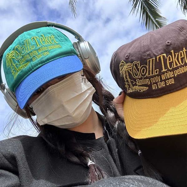 ball caps niche color matching baseball cap korean coconut tree retro college women's hats couple casual caps summer outdoor sun hat me, Blue;gray
ball caps niche color matching baseball cap korean coconut tree retro college women's hats couple casual caps summer outdoor sun hat me, Blue;gray