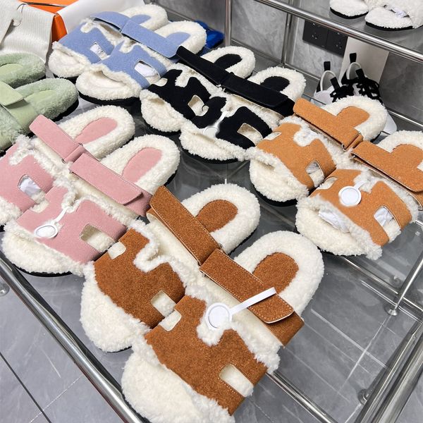 designer fur slides slippers men women wool mules skin chypre slipper soft furry sandals winter h letters warm comfortable fuzzy fluffy girl, Black
designer fur slides slippers men women wool mules skin chypre slipper soft furry sandals winter h letters warm comfortable fuzzy fluffy girl, Black