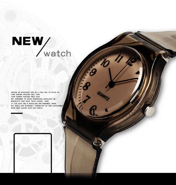 candy colored silicone watch women's cute jelly quartz watch children's transparent digital watch environmental friendly leisure w, Slivery;golden
candy colored silicone watch women's cute jelly quartz watch children's transparent digital watch environmental friendly leisure w, Slivery;golden
