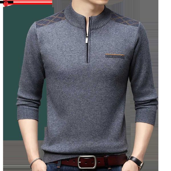 men's sweaters 2022 fake pocket zipper pullovers sweater fashion knitted men clothing thick winter warm sweaters mens christmas sweatsh, White;black
men's sweaters 2022 fake pocket zipper pullovers sweater fashion knitted men clothing thick winter warm sweaters mens christmas sweatsh, White;black