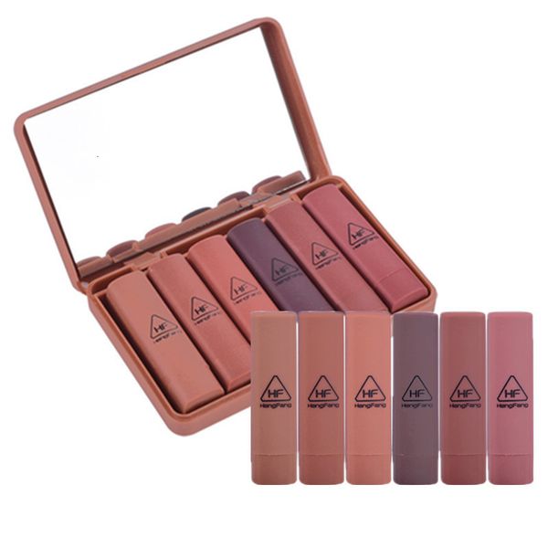 lipstick 6 pieces/set pumpkin color matte durable lipstick set waterproof nude bathroom lipstick set with mirror lipstick cosmetic gift 2307
lipstick 6 pieces/set pumpkin color matte durable lipstick set waterproof nude bathroom lipstick set with mirror lipstick cosmetic gift 2307