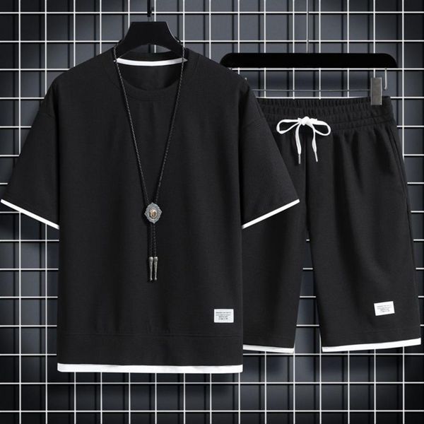 mens tracksuits 2 piecesset mens summer track suit casual loose tshirt set solid color short sleeve elastic waist sportswear 230718, Gray
mens tracksuits 2 piecesset mens summer track suit casual loose tshirt set solid color short sleeve elastic waist sportswear 230718, Gray