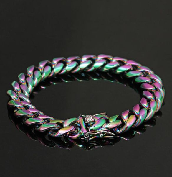 luxury designer bracelet mens hip hop jewelry miami cuban link chainn bracelets rapper hiphop stainless steel bangle men fashion a1747135, Black
luxury designer bracelet mens hip hop jewelry miami cuban link chainn bracelets rapper hiphop stainless steel bangle men fashion a1747135, Black