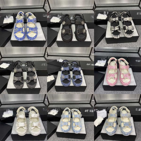 designer women sandales slingback platform dad sandals chal diamond buckle c shoes wedges 7.5cm plaid tweed slides summer grandad luxury cir, Black
designer women sandales slingback platform dad sandals chal diamond buckle c shoes wedges 7.5cm plaid tweed slides summer grandad luxury cir, Black