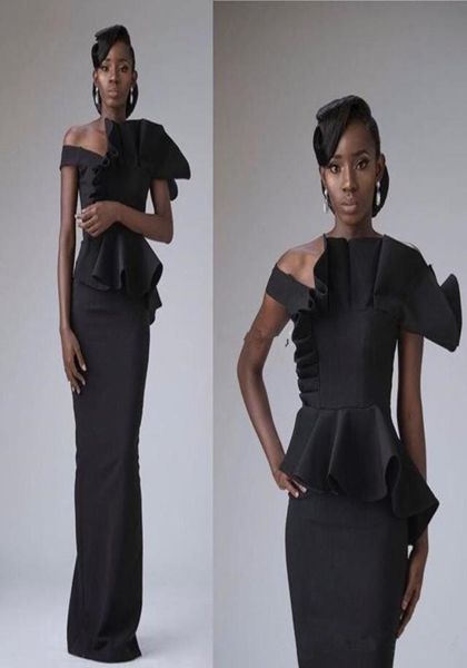 new style neckline 2019 evening dresses zipper back long sheath little black african prom dresses with peplum3893868, Black;red
new style neckline 2019 evening dresses zipper back long sheath little black african prom dresses with peplum3893868, Black;red