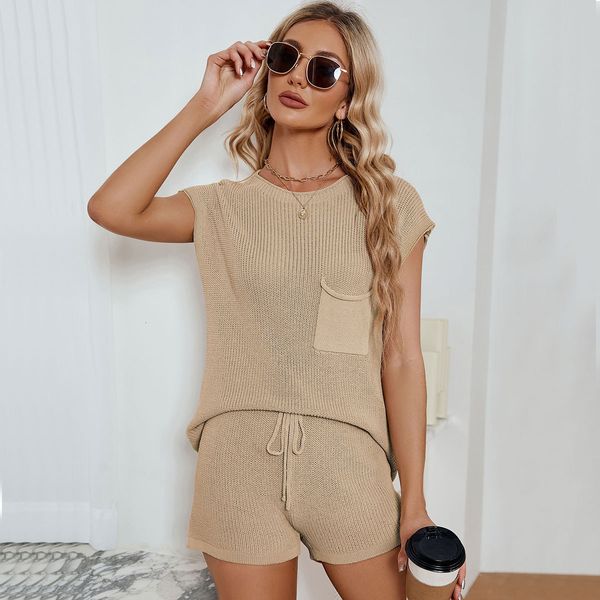 women's two piece pants 2023 spring and summer loose casual suit large size with pocket solid color ladies knitted sweater 230718, White
women's two piece pants 2023 spring and summer loose casual suit large size with pocket solid color ladies knitted sweater 230718, White