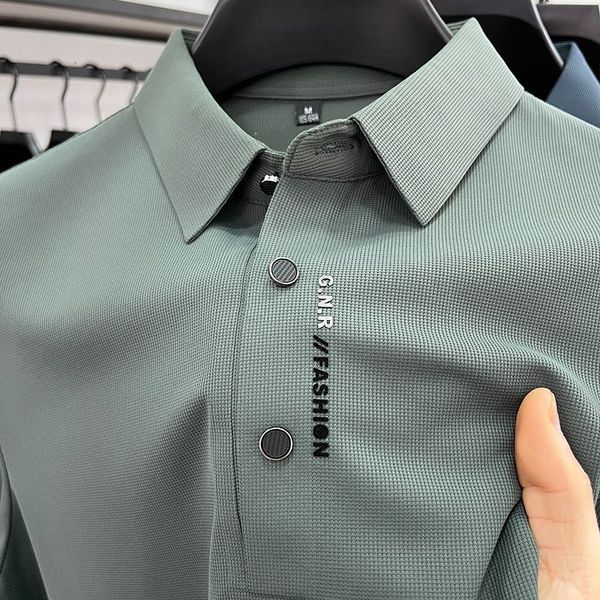 men s polos ice silk short sleeve polo shirts for men male business without trace casual shirt khaki army green navy blue 230718, White;black
men s polos ice silk short sleeve polo shirts for men male business without trace casual shirt khaki army green navy blue 230718, White;black