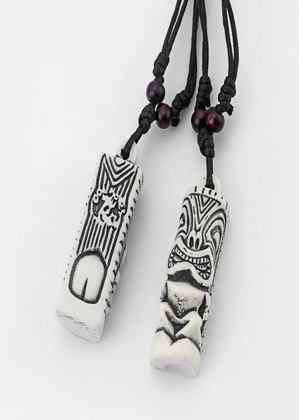 drop 12pcs mens white tribal yak bone carved tiki man totem necklacependants 51x18mm4758243, Silver
drop 12pcs mens white tribal yak bone carved tiki man totem necklacependants 51x18mm4758243, Silver