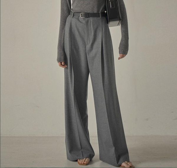 kh* ite s fashionable, commuting, high waisted, slim, pleated, loose fitting wide leg pants, floor length pants, and western-style pants, Black;white
kh* ite s fashionable, commuting, high waisted, slim, pleated, loose fitting wide leg pants, floor length pants, and western-style pants, Black;white