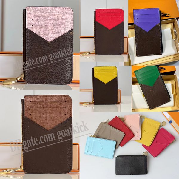 coin card holders genuine leather wallet 4 card slots holder luxury designers classic men zipper compartment women's cardholder flower, Brown;gray
coin card holders genuine leather wallet 4 card slots holder luxury designers classic men zipper compartment women's cardholder flower, Brown;gray