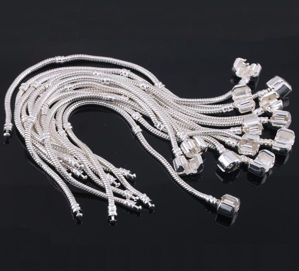 luxury 925 sterling silver diy chain bracelet fit charms beads sale authentic jewelry pulseira gift for men women 16-23cm wholesale6785043, Golden;silver
luxury 925 sterling silver diy chain bracelet fit charms beads sale authentic jewelry pulseira gift for men women 16-23cm wholesale6785043, Golden;silver