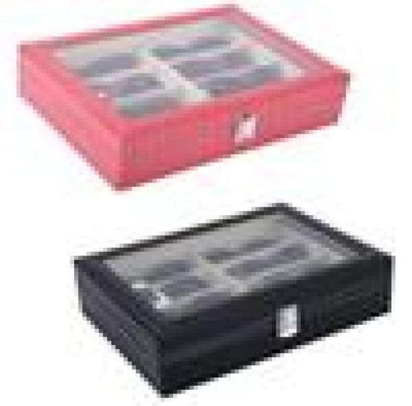 szanbana leather 8 pieces eyeglasses storage and sunglass glasses display case organizer pink and black5800972, Black
szanbana leather 8 pieces eyeglasses storage and sunglass glasses display case organizer pink and black5800972, Black