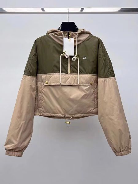 2023 women short bomber jackets zipper hooded nylon oversize coats female fashion casual clothes drawstring windbreaker contrast color rope, Black;brown
2023 women short bomber jackets zipper hooded nylon oversize coats female fashion casual clothes drawstring windbreaker contrast color rope, Black;brown