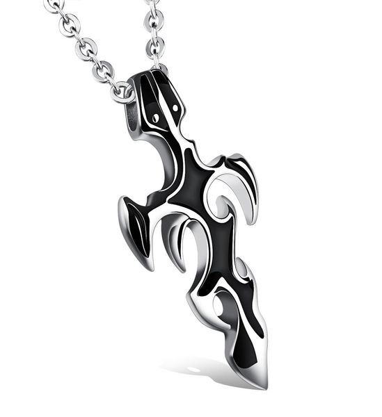 chinese style sword symbol pendant necklace for men cross jewelry titanium steel necklace cowboy anti allergy boyfriend gift3367578, Silver
chinese style sword symbol pendant necklace for men cross jewelry titanium steel necklace cowboy anti allergy boyfriend gift3367578, Silver