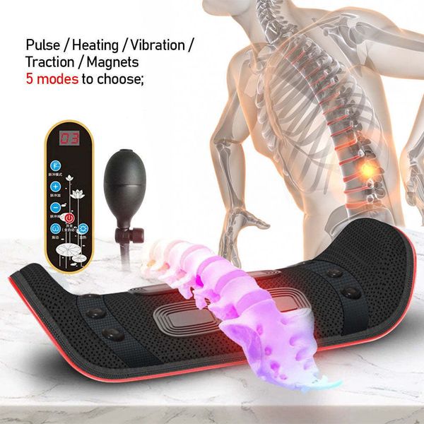 other massage items multilevel adjustable back massager electric waist lumbar traction device inflatable compress spine 230718
other massage items multilevel adjustable back massager electric waist lumbar traction device inflatable compress spine 230718