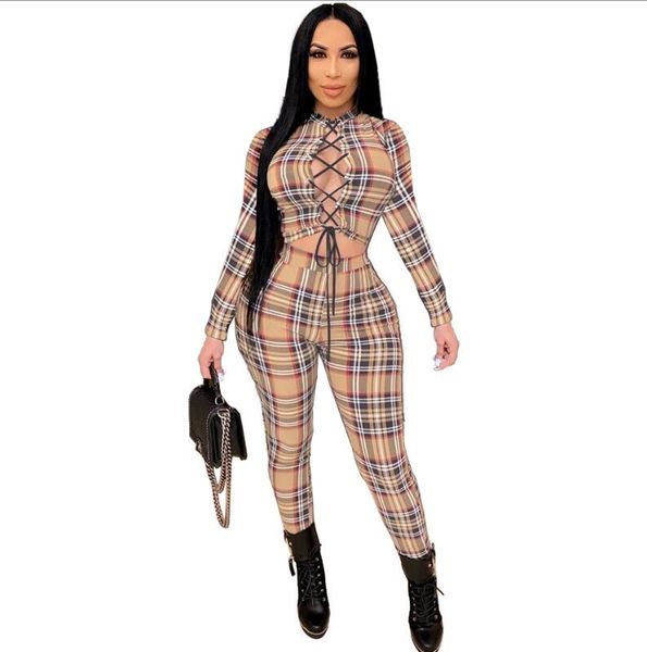women's set 2023 autumn new long sleeve long pants two piece sets plaid women street casual style sets, White
women's set 2023 autumn new long sleeve long pants two piece sets plaid women street casual style sets, White