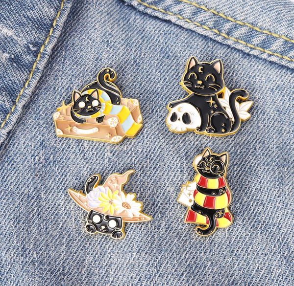 new moon black cat enamel pins custom witchcraft magic school kitten brooches lapel badges bag gothic jewelry gift for friends4255900, Blue
new moon black cat enamel pins custom witchcraft magic school kitten brooches lapel badges bag gothic jewelry gift for friends4255900, Blue